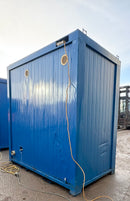 Double Toilet Blocks | Male Female WC | 8x5 Ft | Unrefurbished Portable Toilet Block 1+1 Toilet Blocks | Blue | No 1385