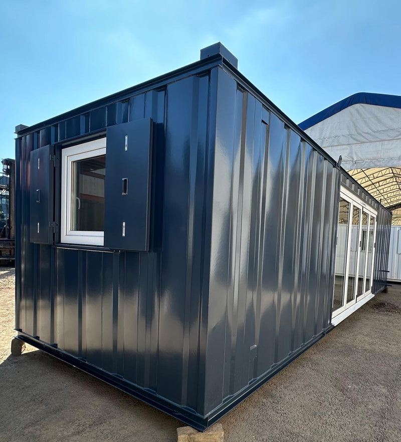 32x10ft Cabin | Living Space / Bedroom & Bathroom | Bi-folding Doors | Portable Building | No 1069