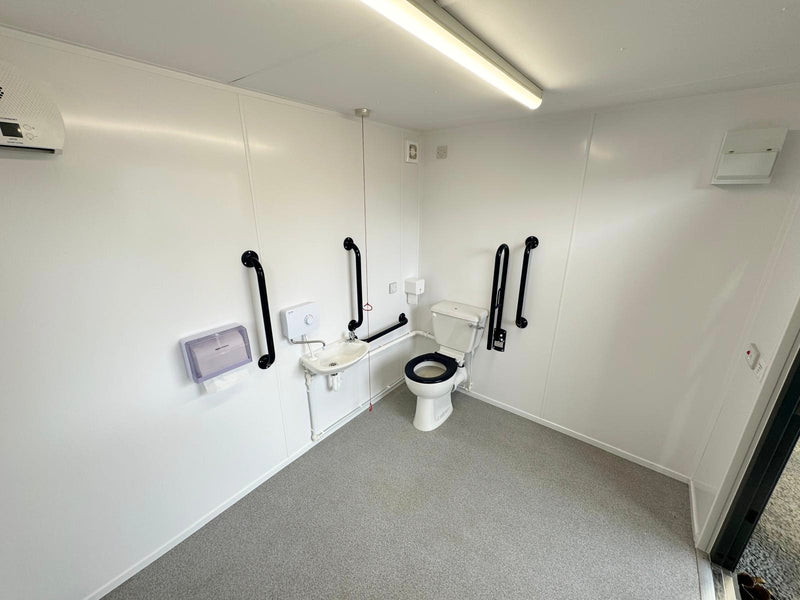 CUSTOM | Disabled Access Toilet Block | With Baby Change Station | 10x8ft | Portable | No 959