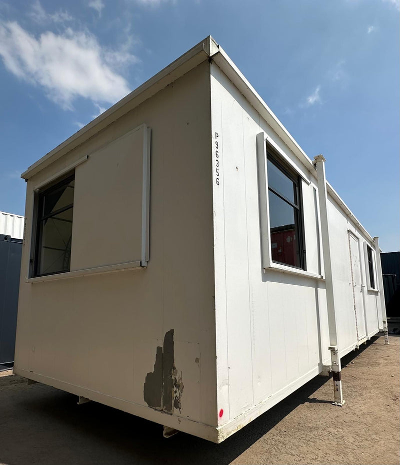 32x10ft | Open Plan Canteen / Office | Kitchenette | Portable Anti-Vandal Building | Site Accommodation | Reduced |No 1263