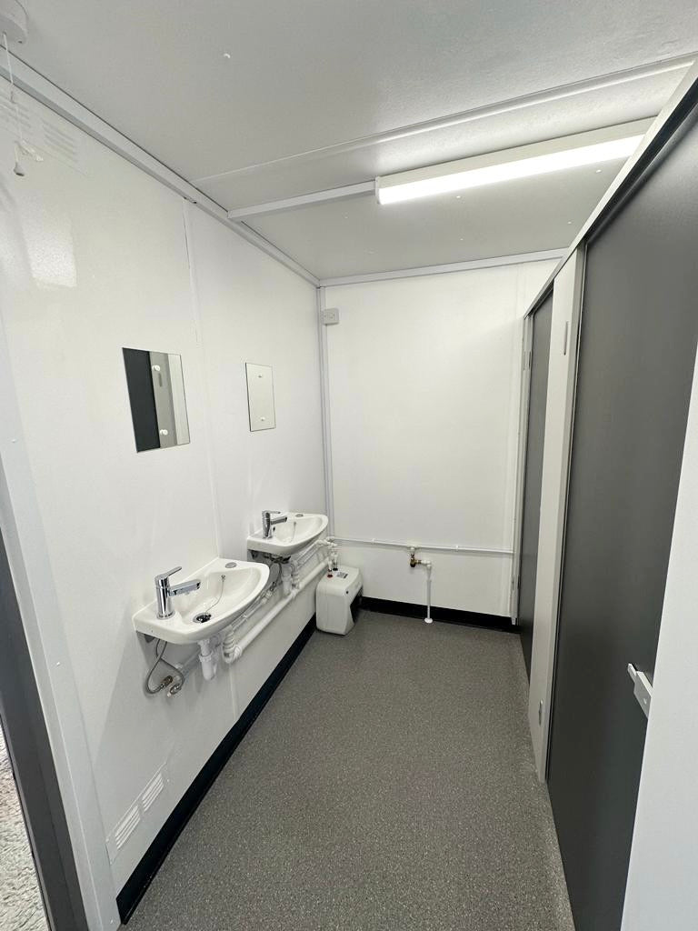 32x10ft | CUSTOM | Cabin / Container | Mens / Ladies + Disabled Access Toilet Block | Portable Anti-Vandal Building | Welfare | No 1395