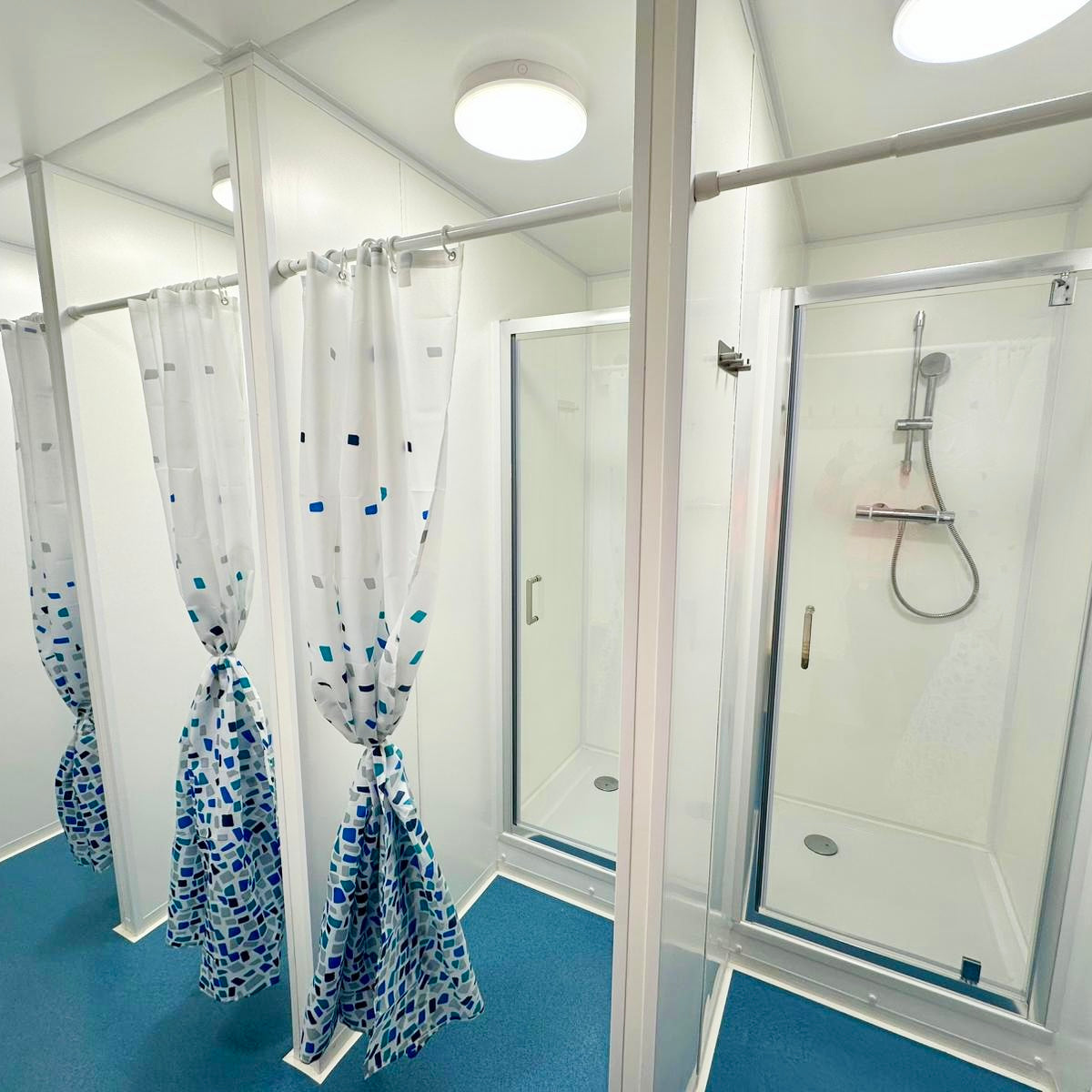 32x10ft | CUSTOM | Cabin / Container | 8 Bay Shower Block | Portable Anti-Vandal Building | Welfare | No 1063