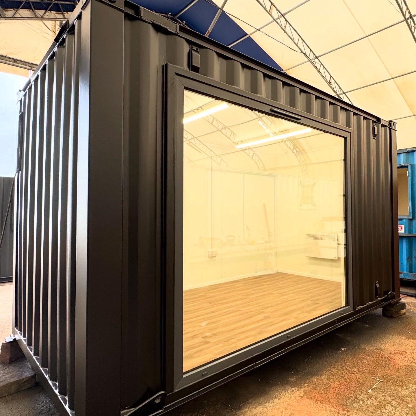 12x8 ft | CUSTOM OFFICE / GARDEN ROOM | Open Plan | Portable Building | Picture Window | No 1245