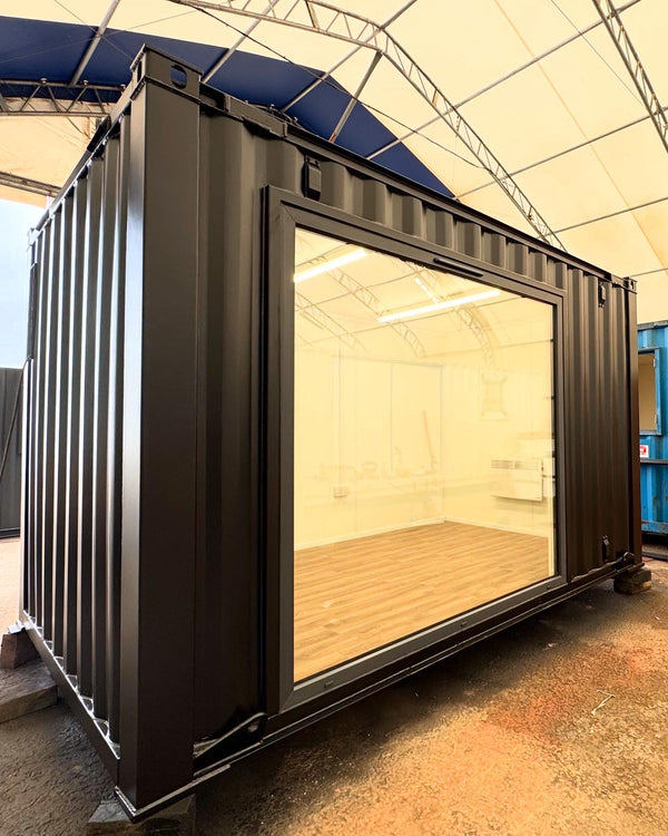 12x8 ft | CUSTOM OFFICE / GARDEN ROOM | Open Plan | Portable Building | Picture Window | No 1245