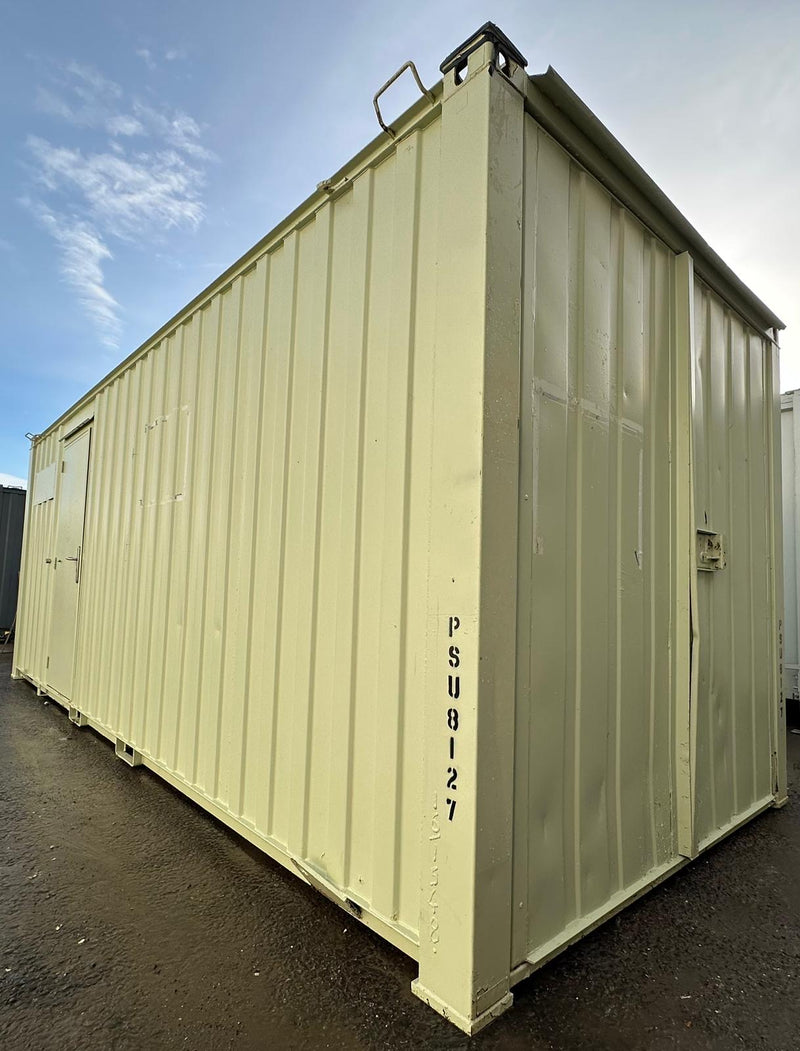 21x8ft | Office & Storage Unit 50/50 Split | Cabin / Container Store | Portable Anti-Vandal Building | Reduced | No 1330