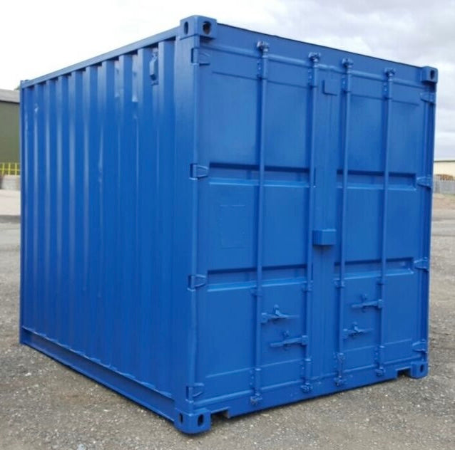 10x8 Container With Racking 10x8ft New One Trip Shipping Containers