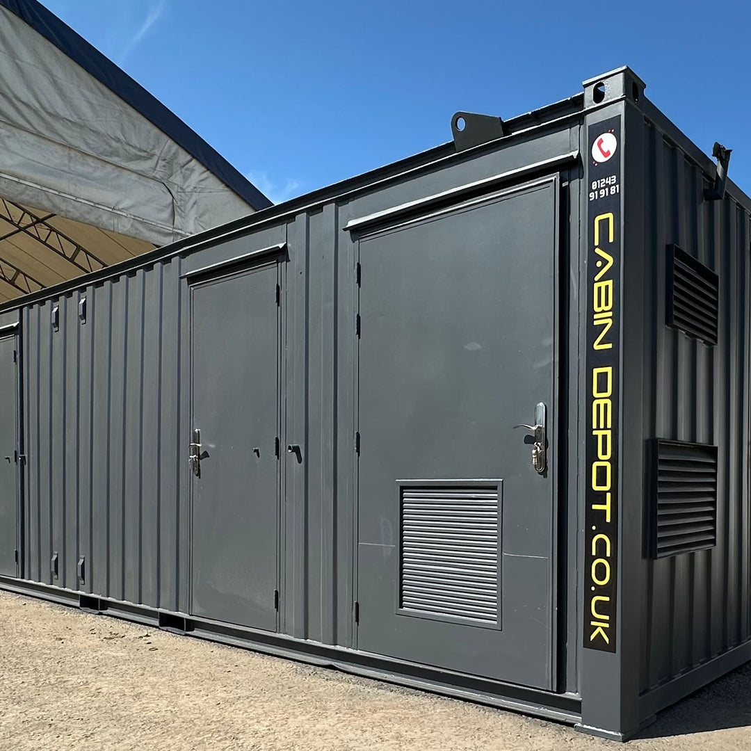 24x9ft | Static Welfare | Office, Toilet, Canteen, Generator Room | Portable | Anti-Vandal | No 1215