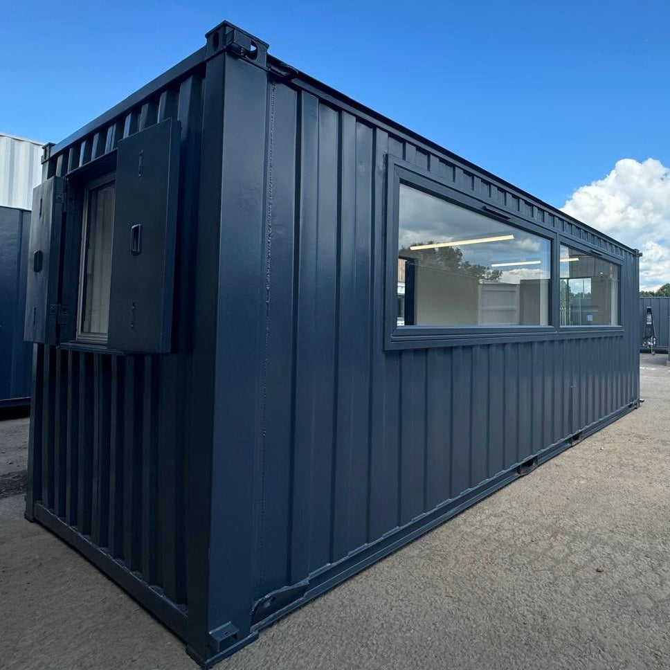 21 x8ft Cabin | CUSTOM | Open Plan | Office / Canteen | Picture Windows | Portable Building | No 1131