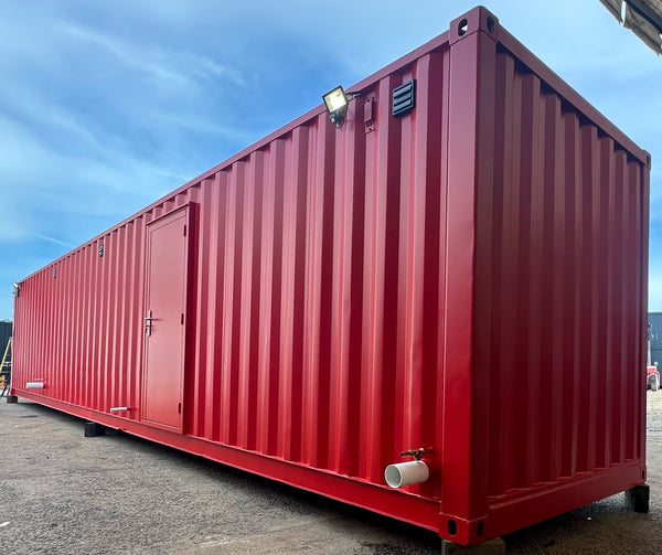 40x8ft | CUSTOM | Shipping Container Conversion | Mens / Ladies + Showers | Welfare | No 1476