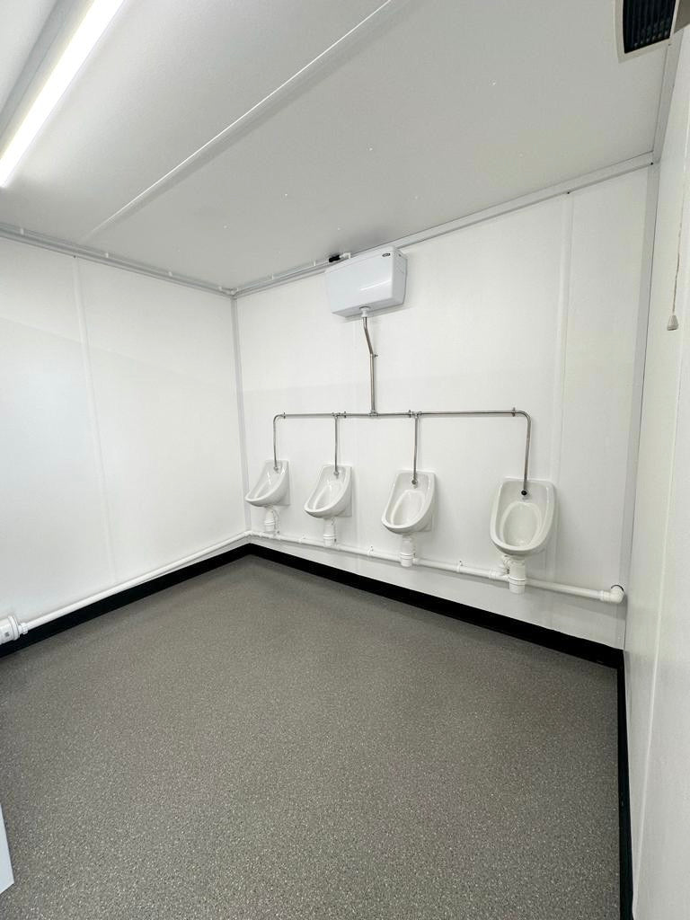 32x10ft | CUSTOM | Cabin / Container | Mens / Ladies + Disabled Access Toilet Block | Portable Anti-Vandal Building | Welfare | No 1395