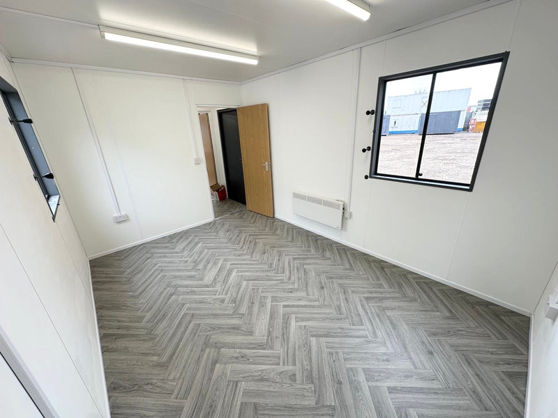 32x10Ft | Canteen / Office Cabin With Store Room | 50/50 Split | No 1477