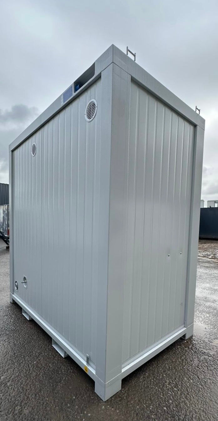 Toilet + Urinal | Male / Female WC + Urinal | 8x5 Ft | NEW Portable Toilet Block Toilet Block | Light Grey | No 792