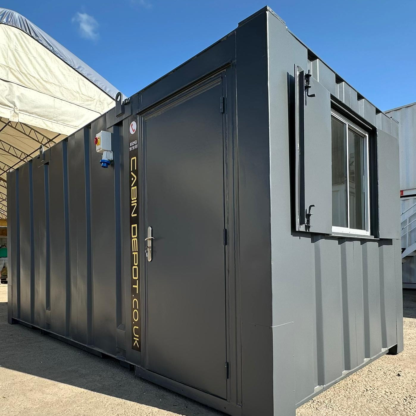 16x8 ft | Canteen / Office | Open Plan | Portable Building | Anti-Vandal | No 1122