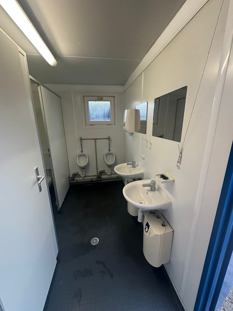 16 x 8 ft | 3 + 1 Toilet Block | Portable Building | Site Accommodation | Reduced | No 1233