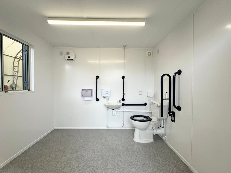 CUSTOM | Disabled Access Toilet Block | With Baby Change Station | 10x8ft | Portable | No 959