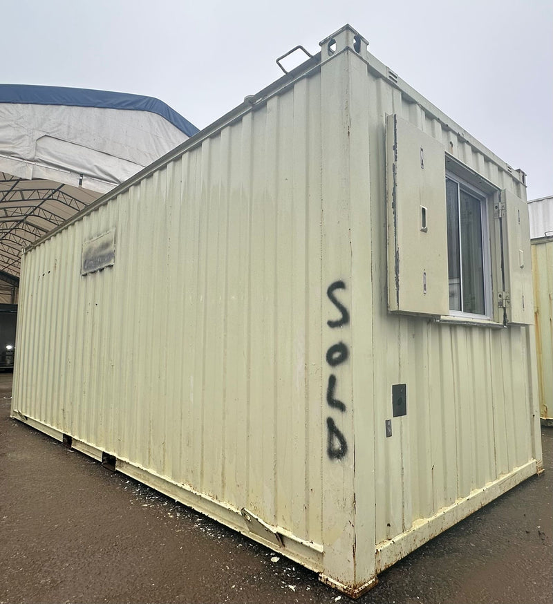 21x8ft | Office & Storage Unit 50/50 Split | Cabin / Container Store | Portable Anti-Vandal Building | Reduced | No 1236