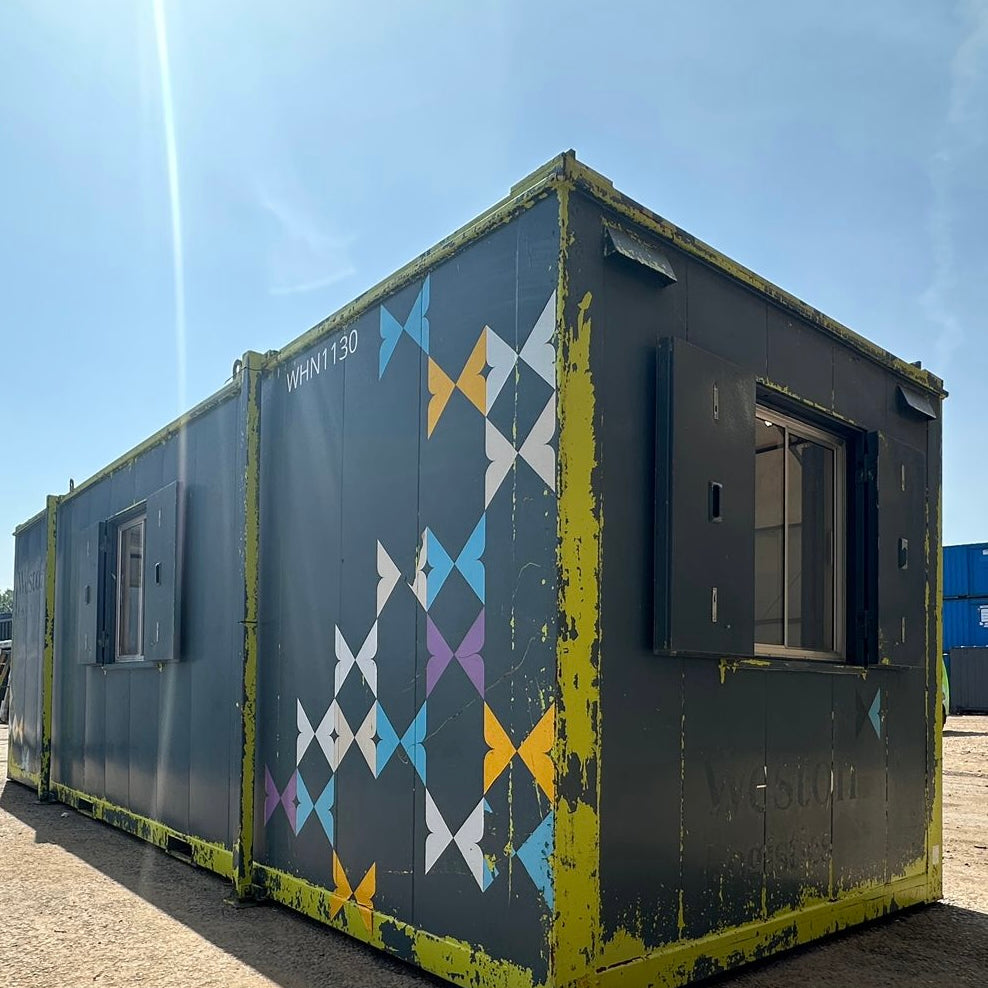 24x9ft | Office / Canteen | Building Site Accommodation | Portable Anti-Vandal | Reduced | No 1820