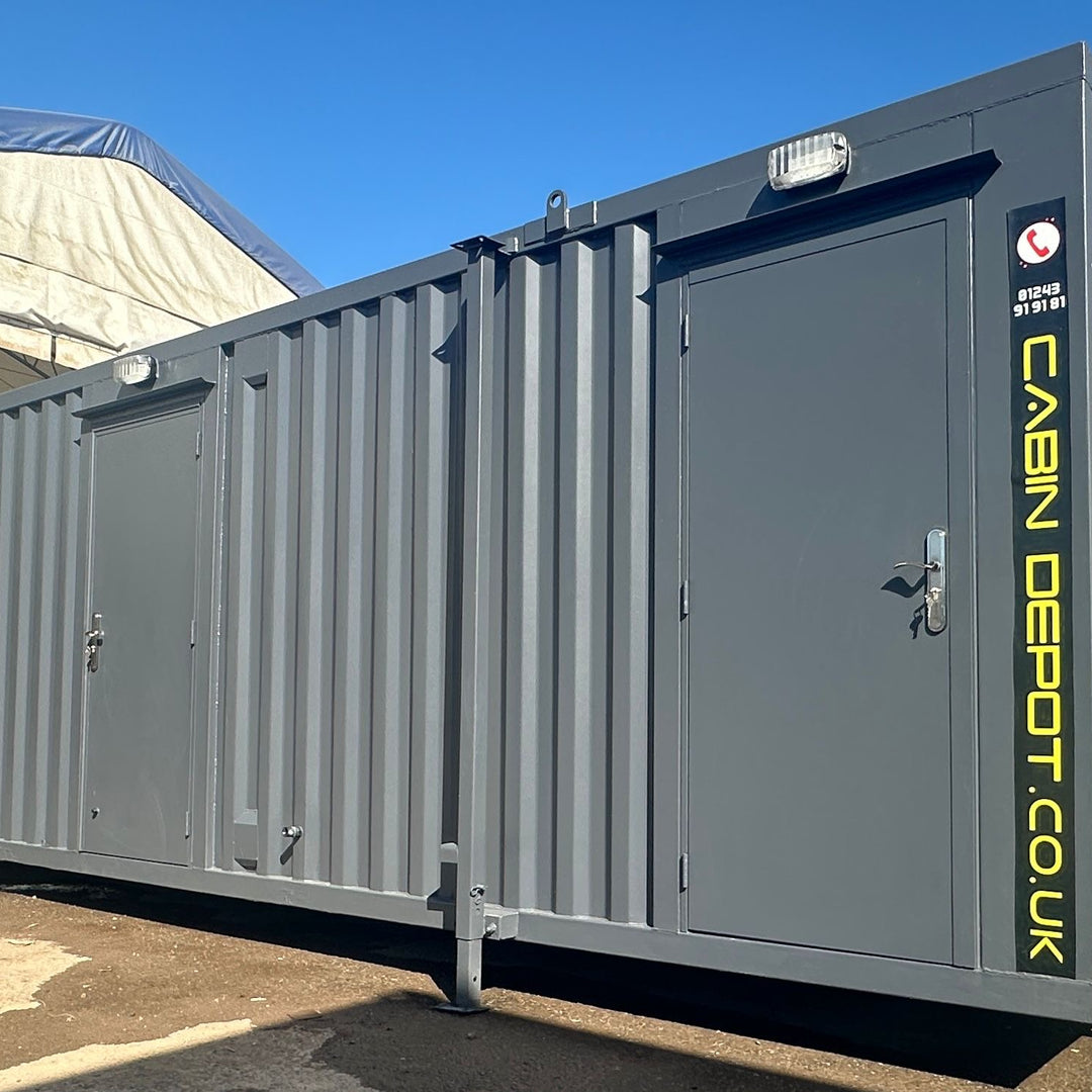 24x9ft | Static Welfare | Office, Toilet, Canteen, Generator Room | Portable | Anti-Vandal | No 1221