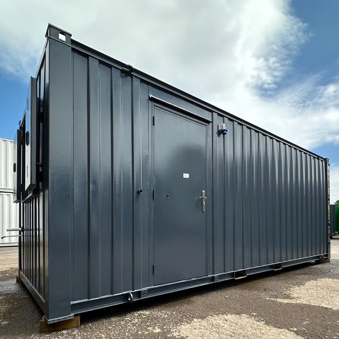 21x8ft | Portable Cabin | Canteen / Office | Anti-Vandal | Site Accommodation | No 1055