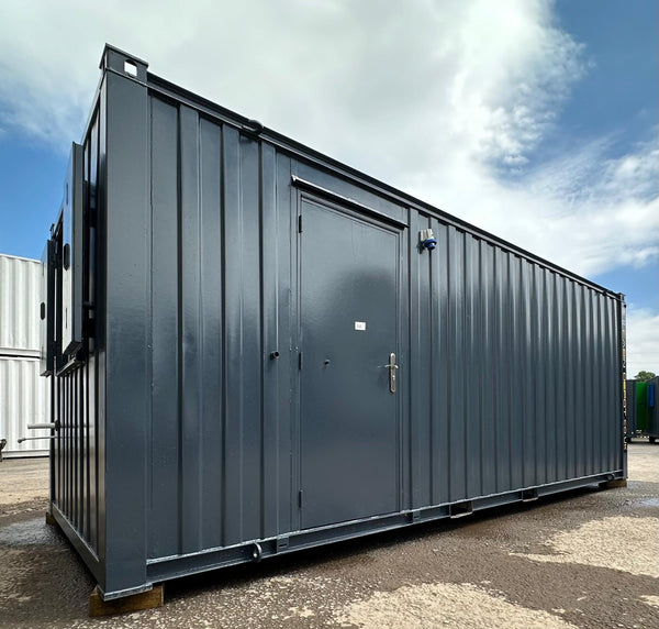 21x8ft | Portable Cabin | Canteen / Office | Anti-Vandal | Site Accommodation | No 1055