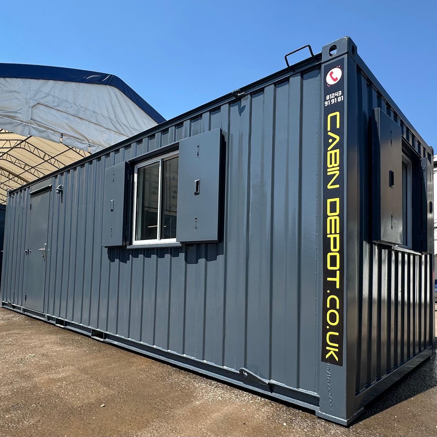 24x9 ft | Open Plan Office | Site Accommodation | Anti-Vandal Cabin | No 1213