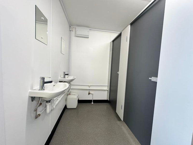 32x10ft | CUSTOM | Cabin / Container | Mens / Ladies + Disabled Access Toilet Block | Portable Anti-Vandal Building | Welfare | No 1395