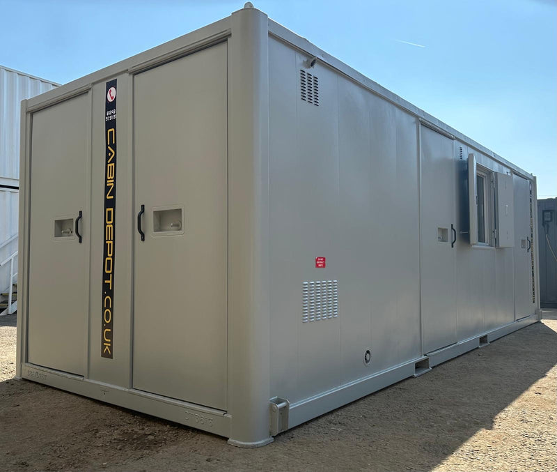 25x9ft | Static Welfare Unit | Office, Toilet, Canteen, Drying Room & Generator 6KVA | Welfare | Anti-Vandal | No 1231