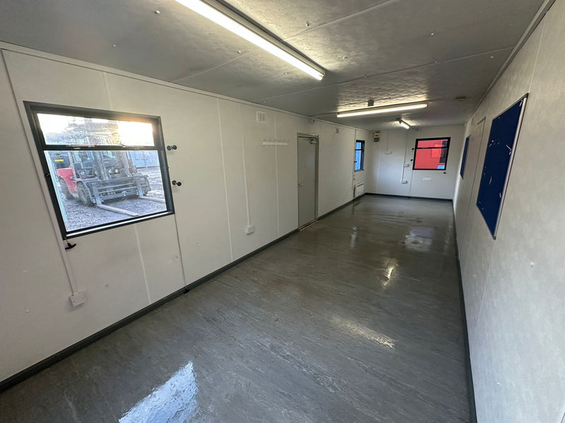 32x10ft | Open Plan Canteen / Office | Portable Anti-Vandal Building | Site Accommodation | Reduced |No 1321