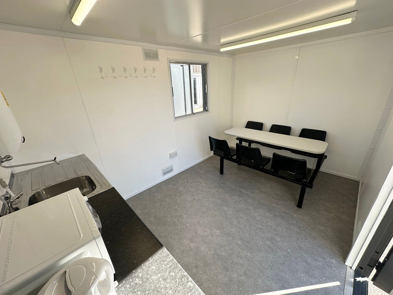 24x9ft | Static Welfare | Office, Toilet, Canteen, Generator Room | Portable | Anti-Vandal | No 1221
