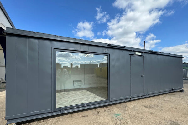 32x10ft | CUSTOM Cabin | Office / Canteen | Picture Windows | Portable Building | No 1188