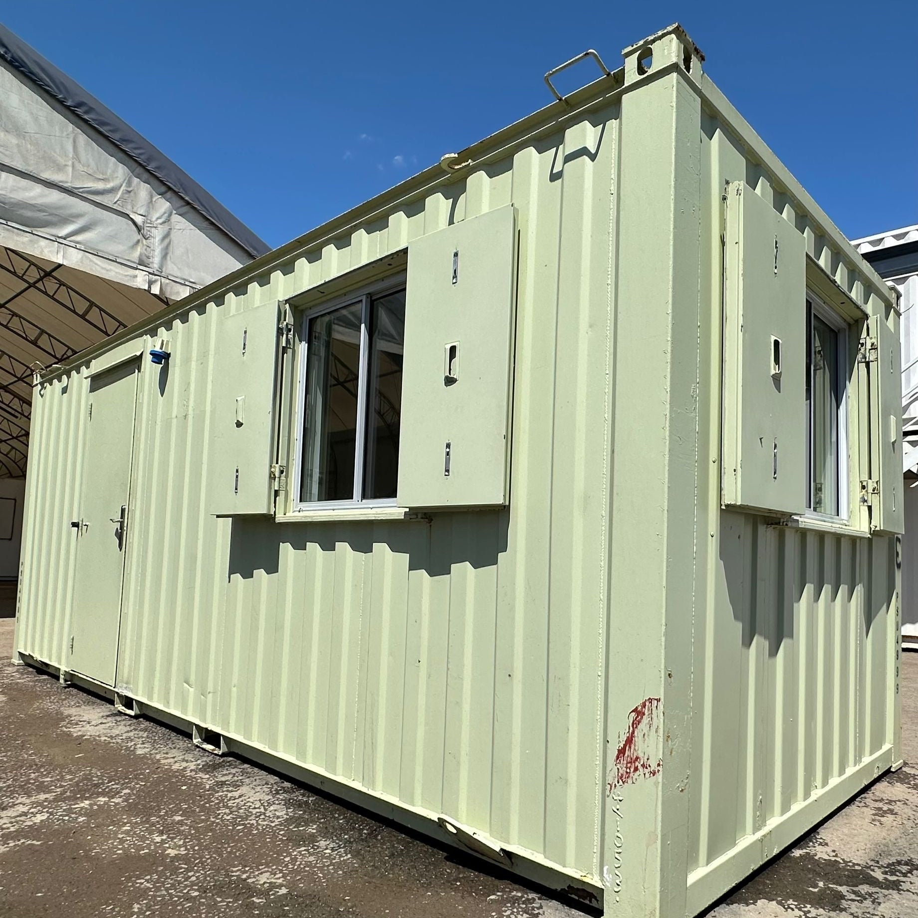 21x8ft | Canteen / Office | Building Site Accommodation | Portable Anti-Vandal | Reduced | No 1504