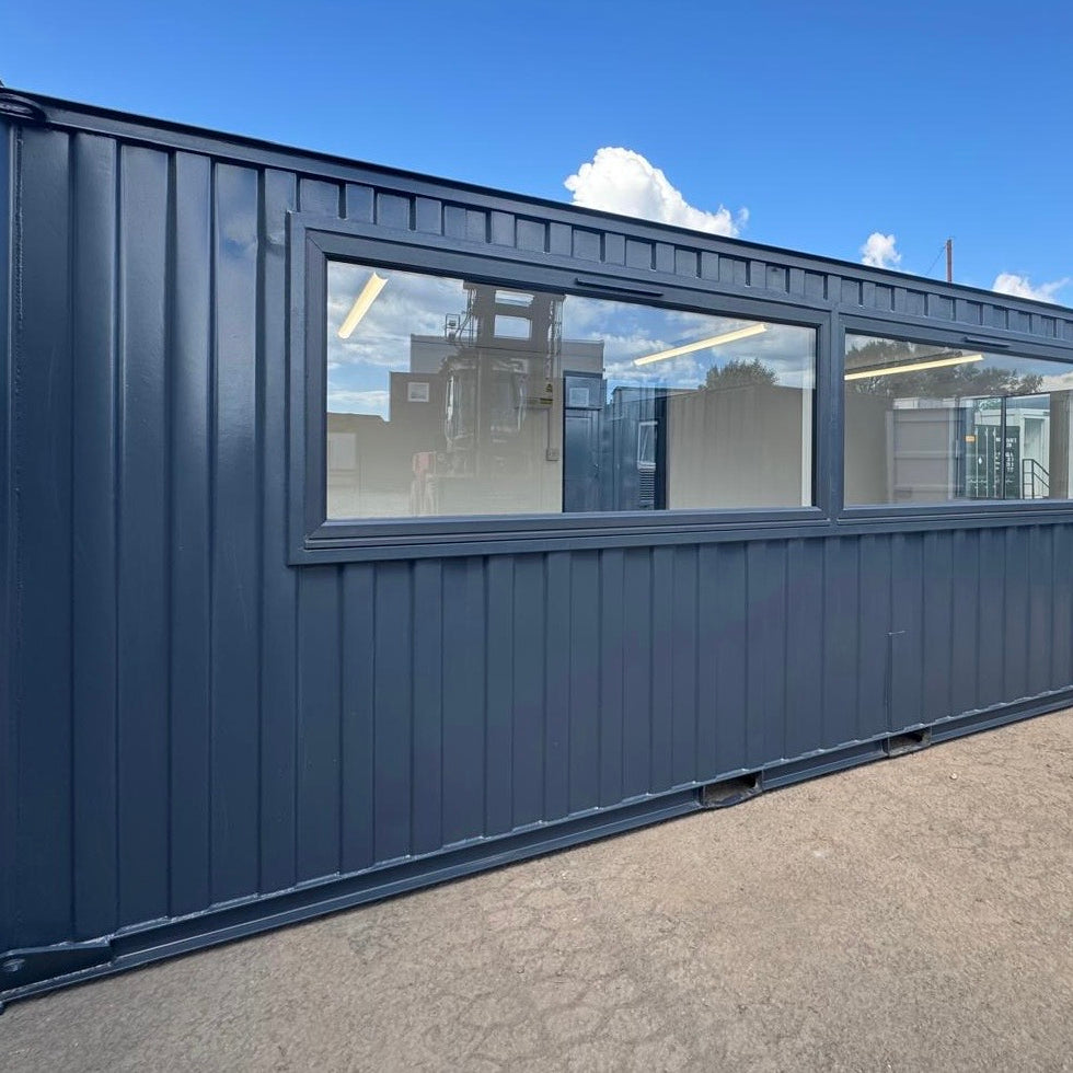 21 x8ft Cabin | CUSTOM | Open Plan | Office / Canteen | Picture Windows | Portable Building | No 1131
