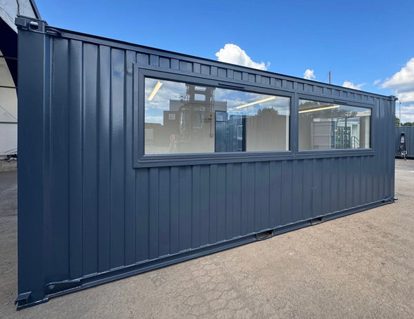 21 x8ft Cabin | CUSTOM | Open Plan | Office / Canteen | Picture Windows | Portable Building | No 1131