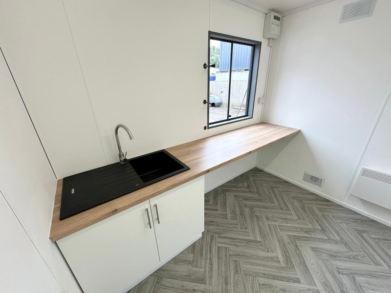 32x10Ft | Canteen / Office Cabin With Store Room | 50/50 Split | No 1477