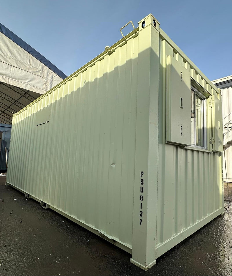 21x8ft | Office & Storage Unit 50/50 Split | Cabin / Container Store | Portable Anti-Vandal Building | Reduced | No 1330