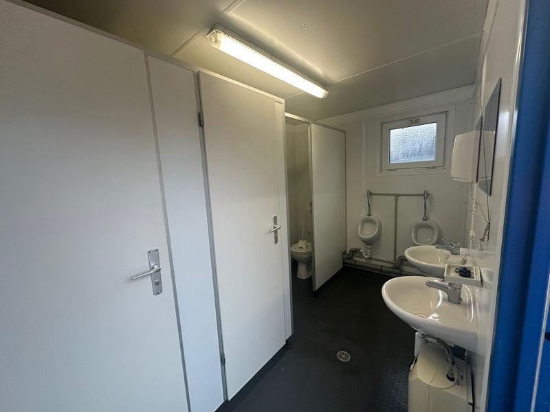 16 x 8 ft | 3 + 1 Toilet Block | Portable Building | Site Accommodation | Reduced | No 1233