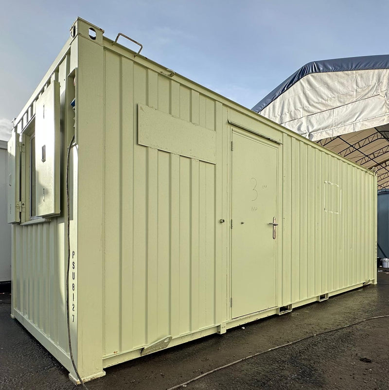 21x8ft | Office & Storage Unit 50/50 Split | Cabin / Container Store | Portable Anti-Vandal Building | Reduced | No 1330