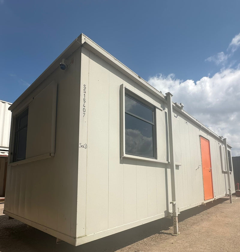 32x10ft | Canteen / Office | 2 Rooms with Kitchen Space | Portable Anti-Vandal Building | Site Accommodation | Reduced | No 1479
