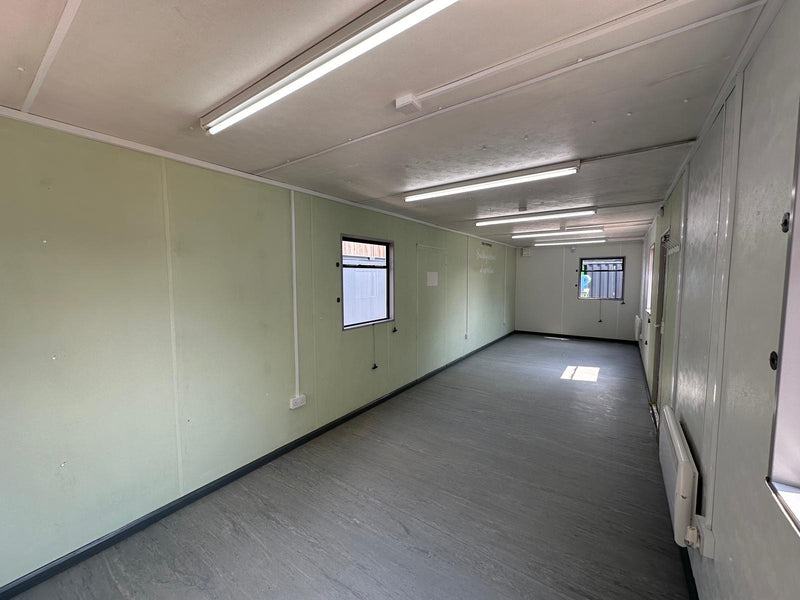 32x10ft | Open Plan Canteen / Office | Kitchenette | Portable Anti-Vandal Building | Site Accommodation | Reduced |No 1263