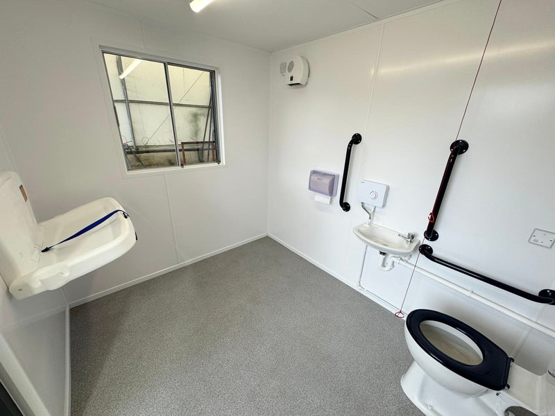 CUSTOM | Disabled Access Toilet Block | With Baby Change Station | 10x8ft | Portable | No 959