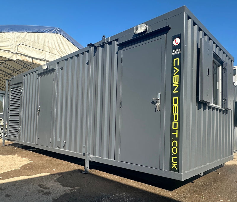 24x9ft | Static Welfare | Office, Toilet, Canteen, Generator Room | Portable | Anti-Vandal | No 1221