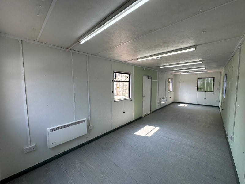 32x10ft | Open Plan Canteen / Office | Kitchenette | Portable Anti-Vandal Building | Site Accommodation | Reduced |No 1263