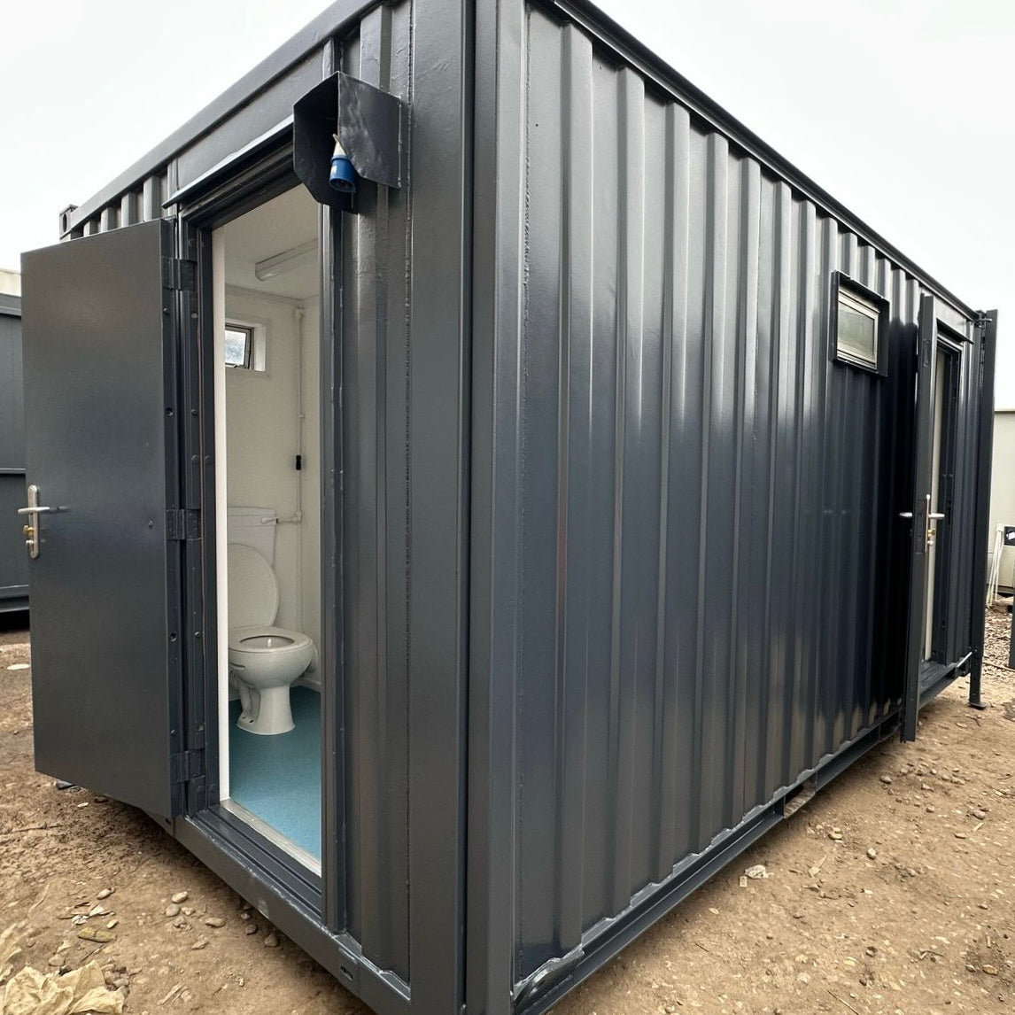 3+1 Toilet Block | 16 x 9 Ft Anti-Vandal | Portable Toilet Block | No 1108