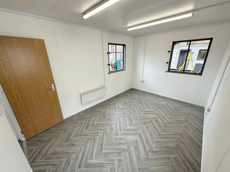 32x10Ft | Canteen / Office Cabin With Store Room | 50/50 Split | No 1477