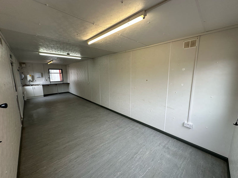 32x10ft | Open Plan Canteen / Office | Portable Anti-Vandal Building | Site Accommodation | Reduced |No 1410