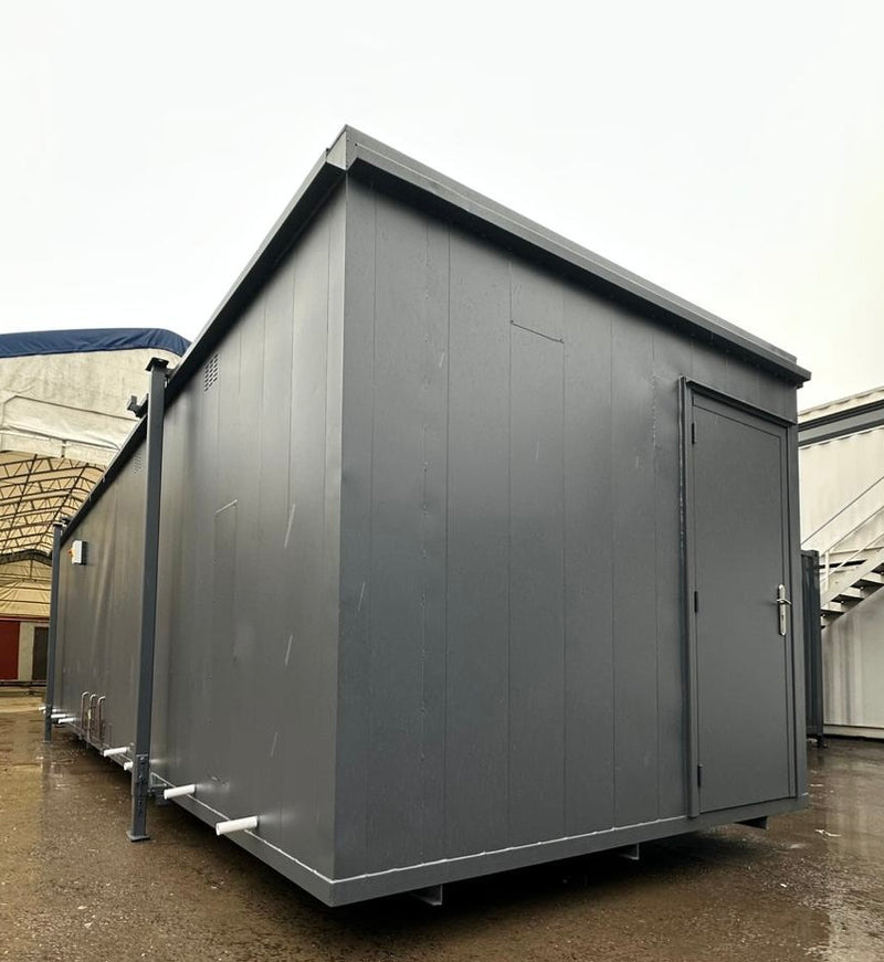 32x10ft | CUSTOM | Cabin / Container | 8 Bay Shower Block | Portable Anti-Vandal Building | Welfare | No 1063