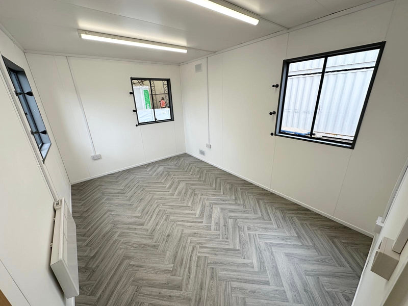 32x10Ft | Canteen / Office Cabin With Store Room | 50/50 Split | No 1477