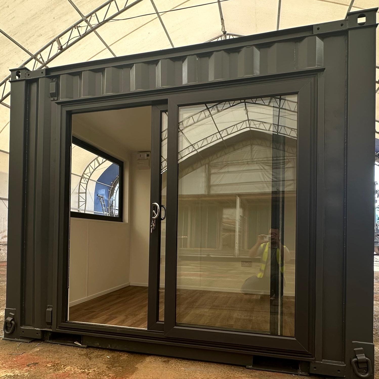 10x8 ft | CUSTOM OFFICE / GARDEN ROOM | Open Plan | Portable Building | Picture Window | No 1455