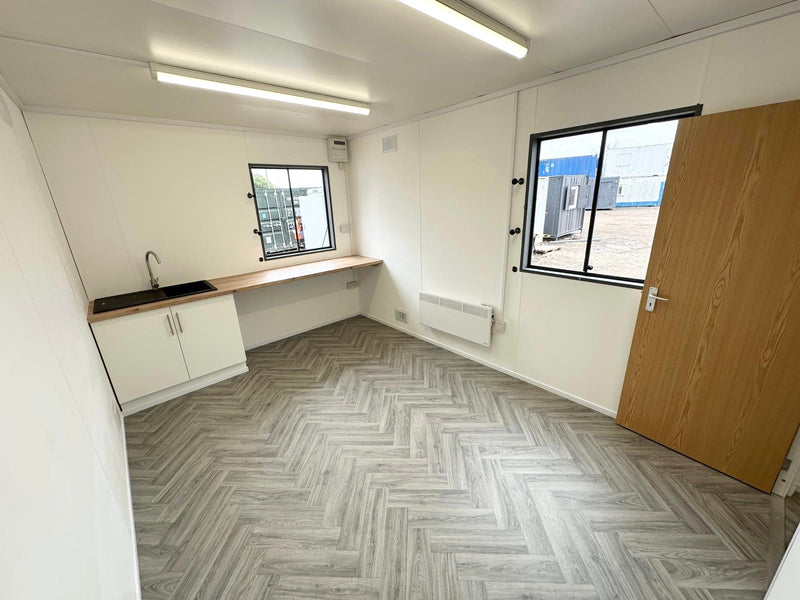 32x10Ft | Canteen / Office Cabin With Store Room | 50/50 Split | No 1477