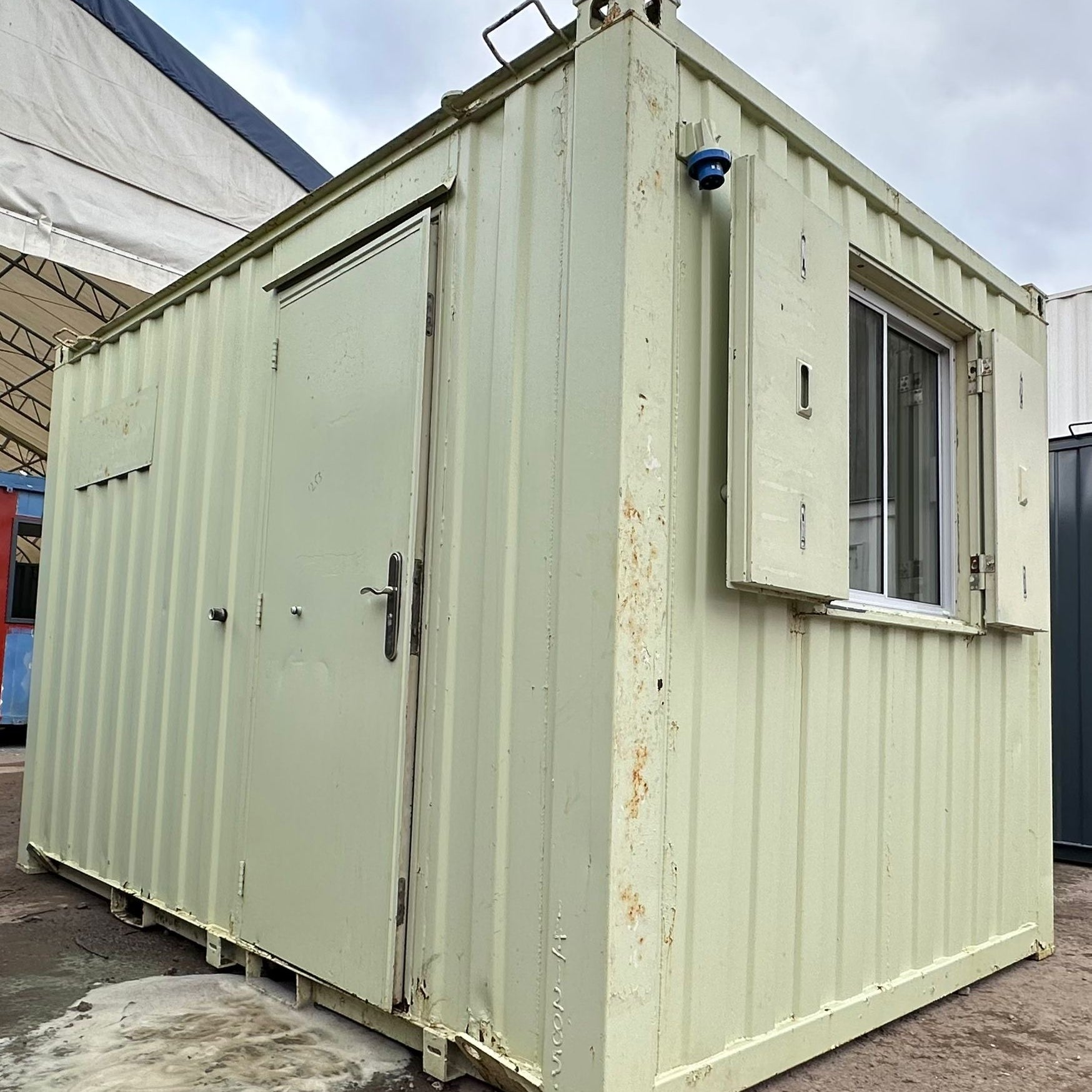 12 x 8 ft | Canteen / Office | Building Site Accommodation | Portable Anti-Vandal Cabin | Reduced | No 1253
